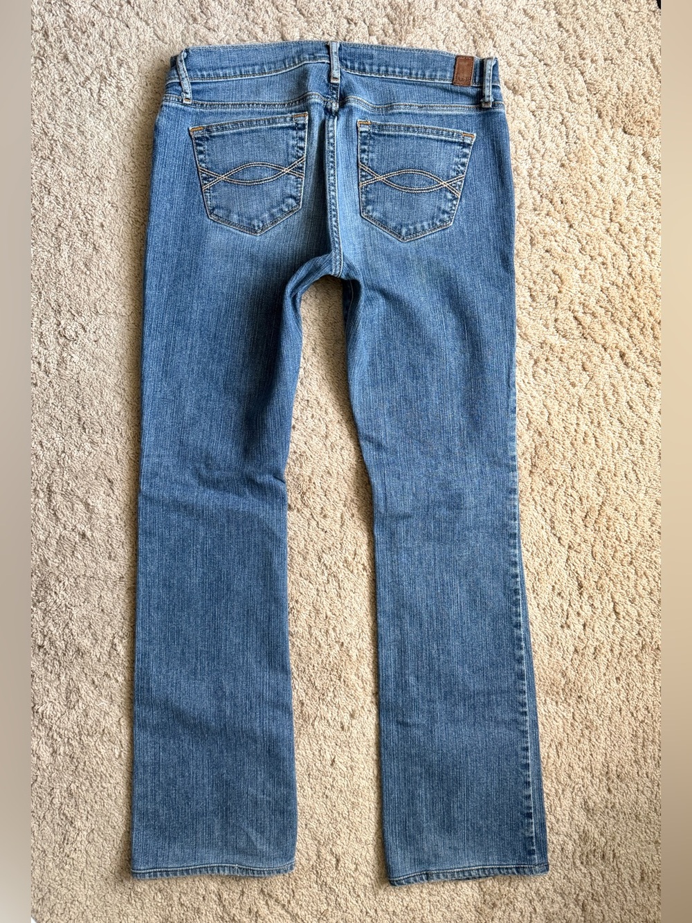 Vintage Abercrombie & Fitch Y2K 90s Emma Low Rise Bootcut Jeans Size 6 6S Boot - Picture 4 of 8